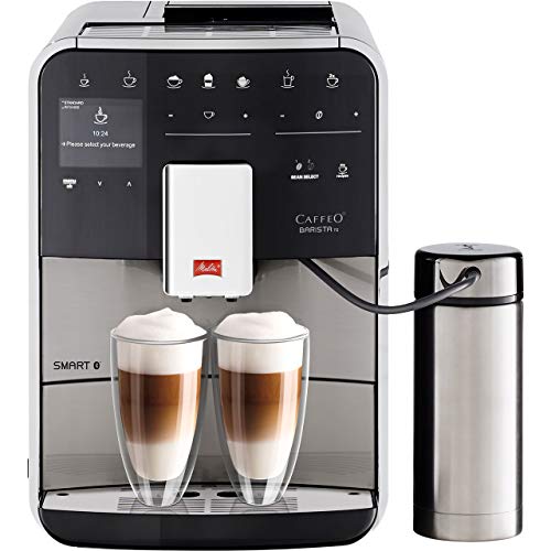 Melitta F86/0-100 Barista TS Smart 860-100 Machine à café automatique, 1450 W, 1.8 liters, Acier Inoxydable